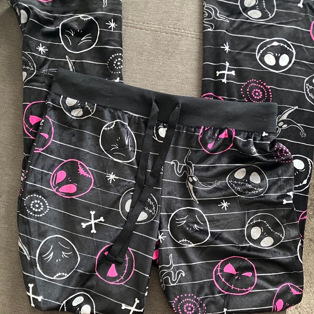 Disney Gray Nightmare Before Christmas Lounge Pants